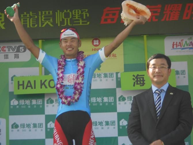 Wang Meiyin (Hengxiang) top Asian rider at Tour of Hainan