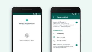 WhatsApp Fingerprint Lock