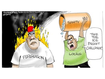 Editorial cartoon U.S. Ferguson