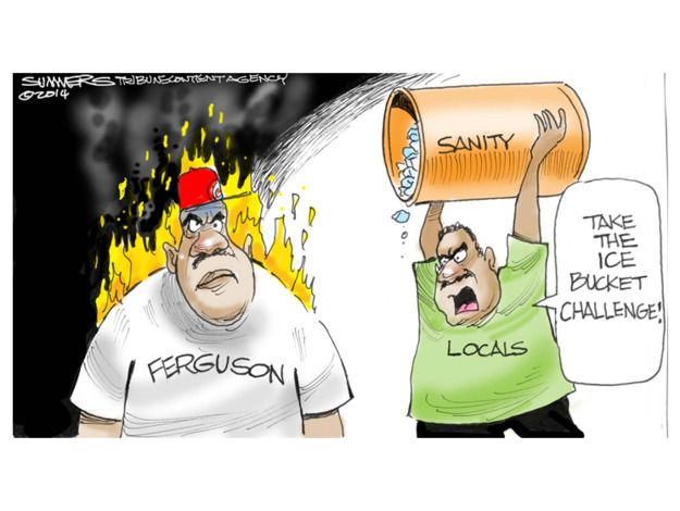 Editorial cartoon U.S. Ferguson