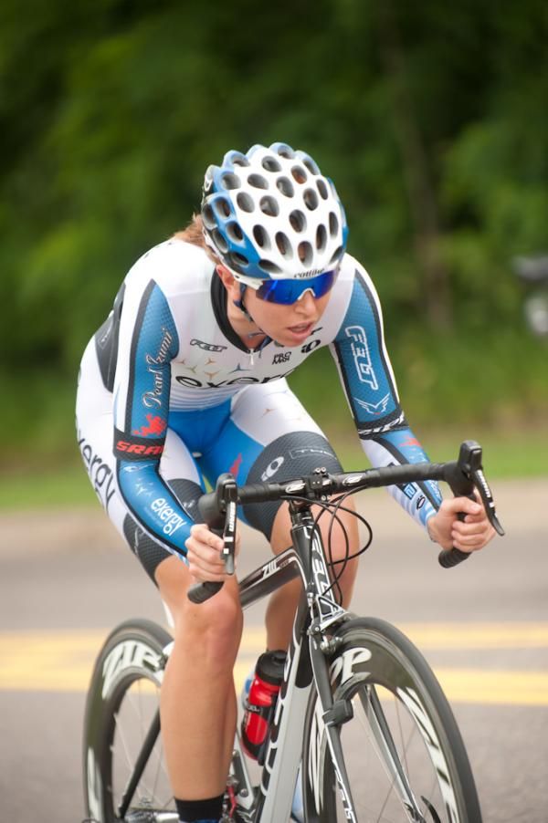 Jackie Crowell (Exergy TWENTY12) took the honors for best young rider for stage 1 while finishing in second place.