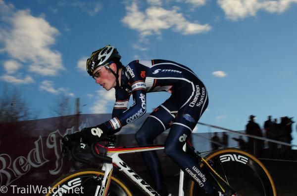 Young Jesse Keough (Champion Systems) races to a remarkable 14th place