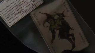 Joker's calling card in Batman Begins
