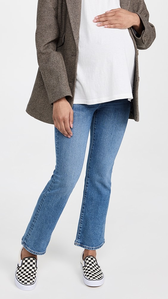 Madewell Maternity Over-The-Belly Kick Out Jeans