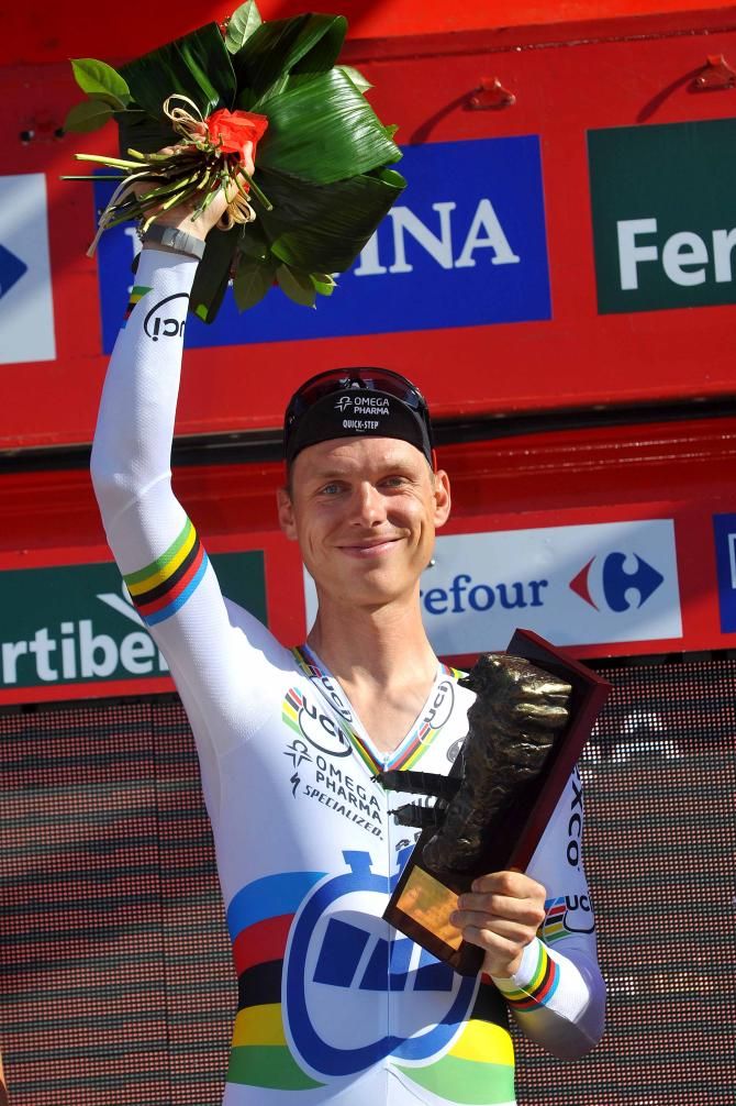 Tony Martin (Omega Pharma-Quickstep) won the Vuelta TT