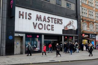 The Flagship HMV store on Oxford Street