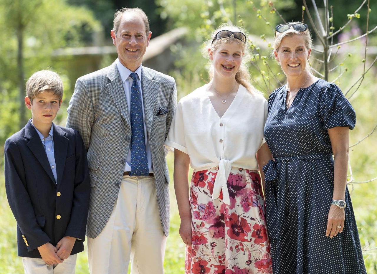 Sophie Wessex Prince Edward and their children