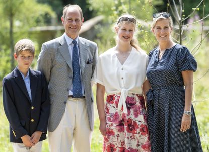 Sophie Wessex Prince Edward and their children