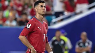 Cristiano Ronaldo of Portugal during World Cup 2026 game vs Colombia