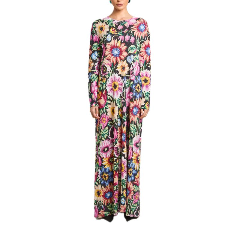 Debenhams x ASHISH, Pixel Floral Maxi Dress