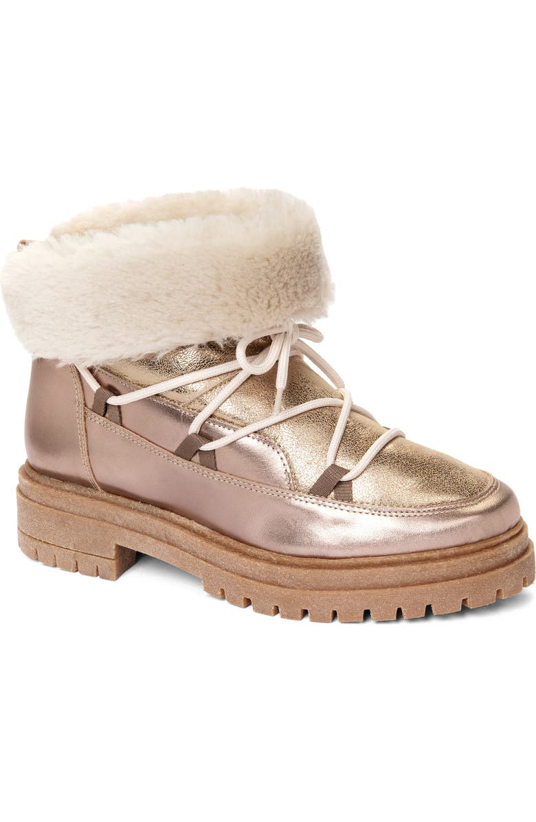Stornoway Genuine Shearling Lining Metallic Boot