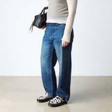 Dr Martens Cow hide clogs, worn with straight leg jeans