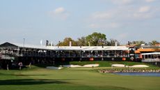 The 18th hole at Bay Hill Club and Lodge