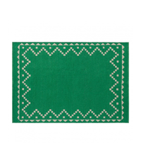 Green flatweave reversible wool rug | Was £150, Now £50