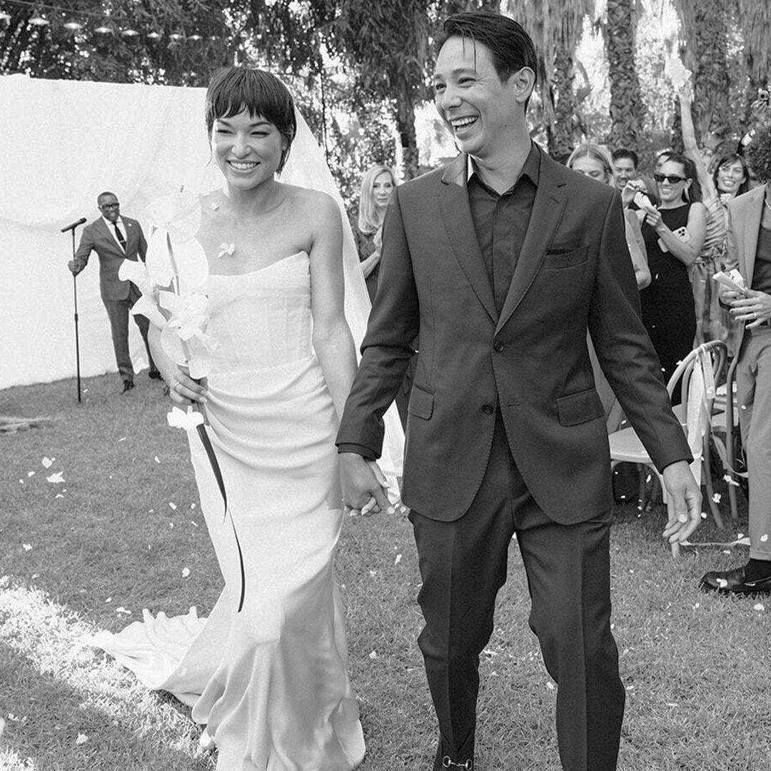 The Bride Wore a Custom One Of Look for Her Elevated Backyard-Style Wedding in Ojai