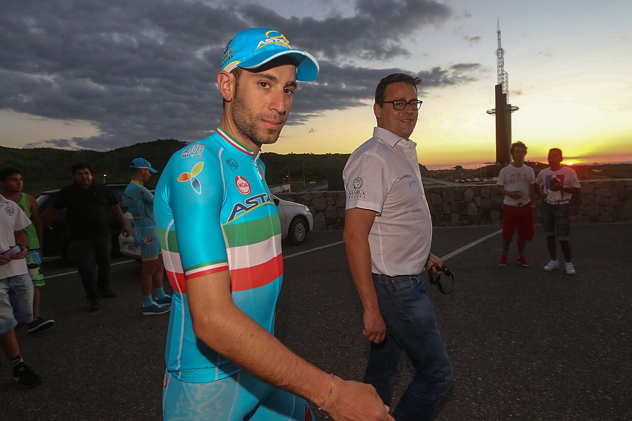 Vincenzo Nibali (Astana) reports for duty at the Tour de San Luis.