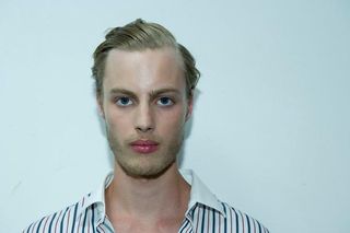 headshot of a male model