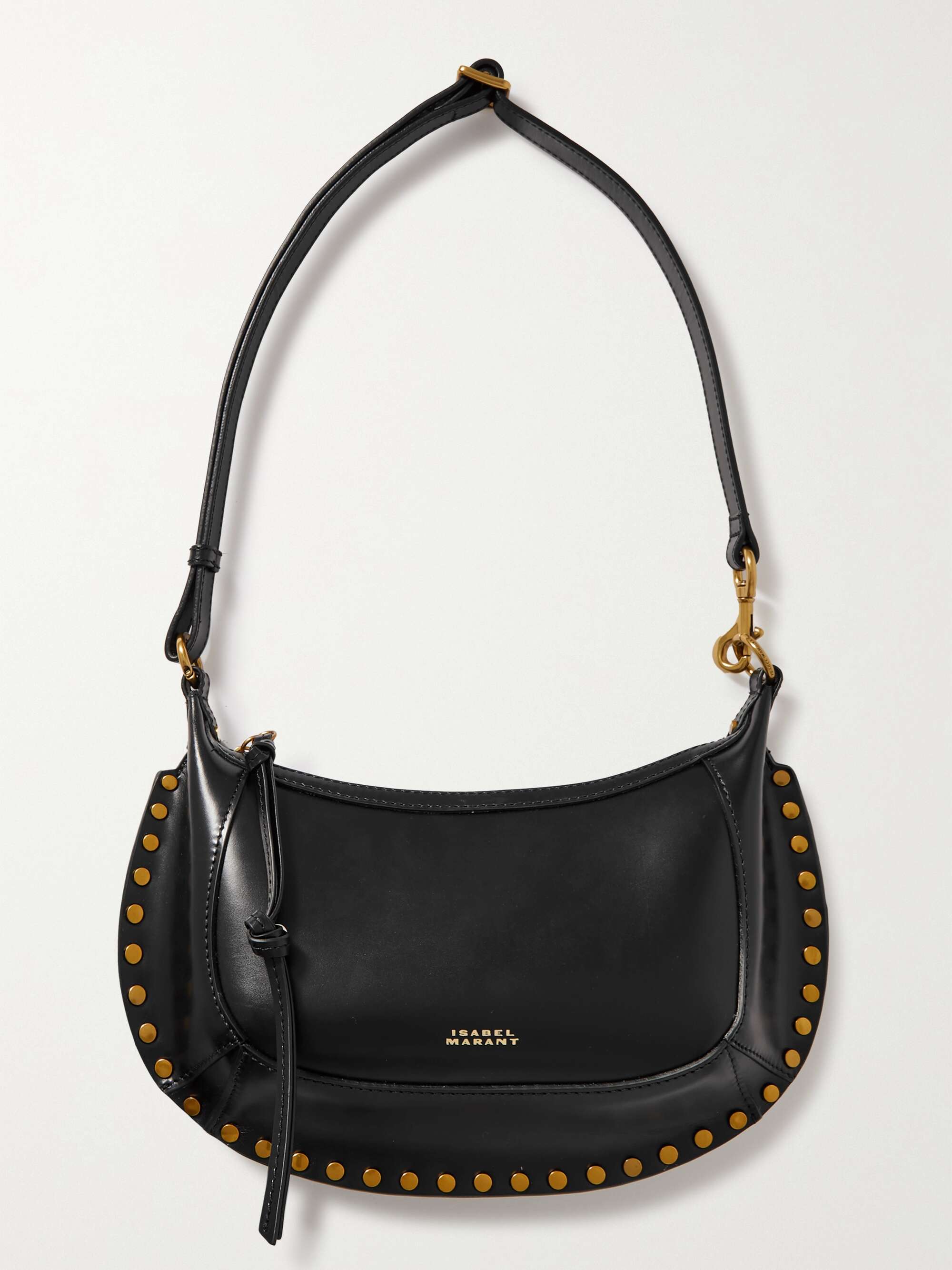 Oskan Moon Studded Leather Shoulder Bag