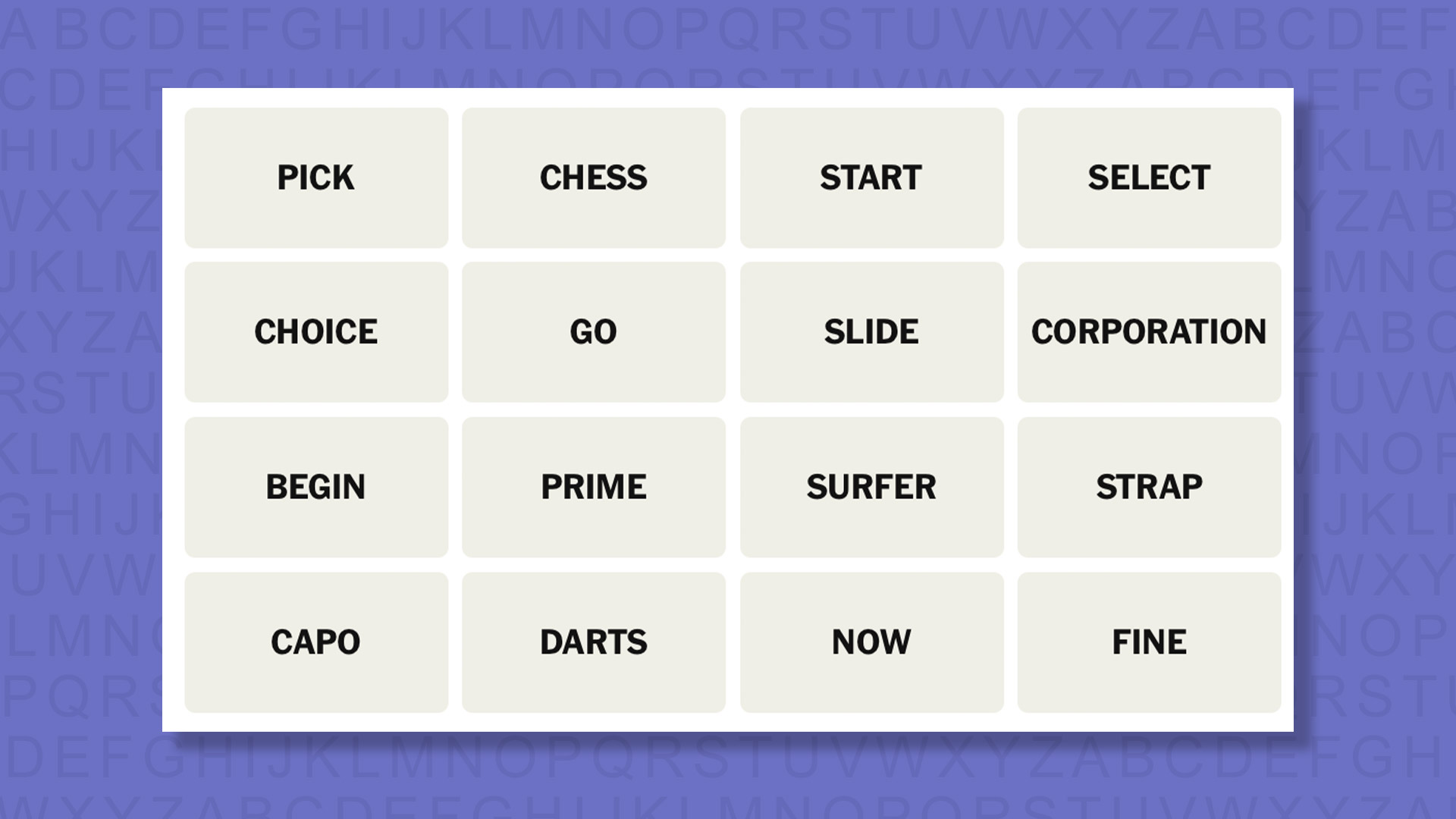 NYT Connections hints for game 1113 on a purple background