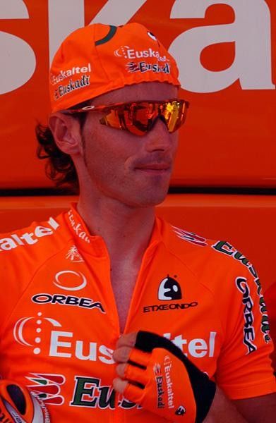 Iban Mayo (Euskaltel-Euskadi) looking very orange