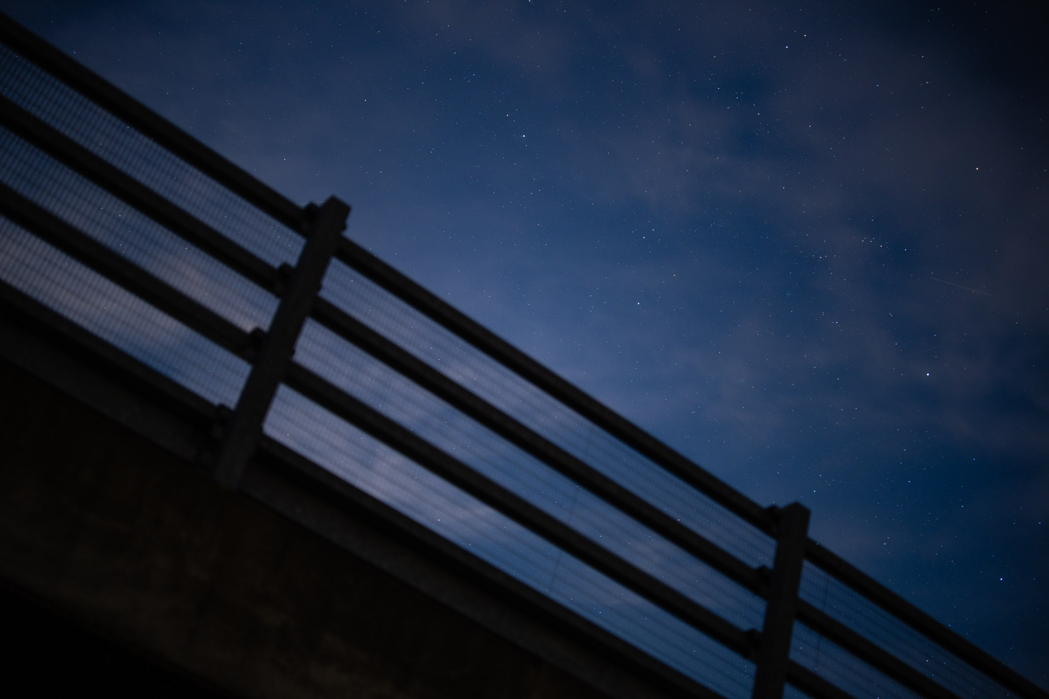 Photo of a brdge with the night sky behind taken with a Viltrox AF 50mm f/1.4 Pro FE 