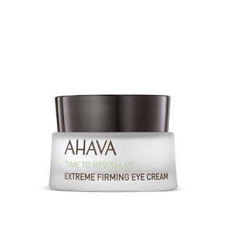 Ahava Extreme Firming Eye Cream on a beige background