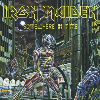 Iron Maiden - Somewhere In Time cover art