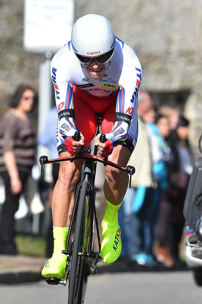A Katusha rider