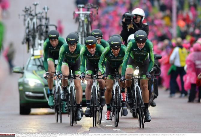 Team Europcar with a touch of pink