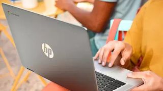 HP Chromebook 14a-ne0047nr lifestyle render