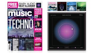 image of the front cover of Computer Music magazine, November issue, techno special