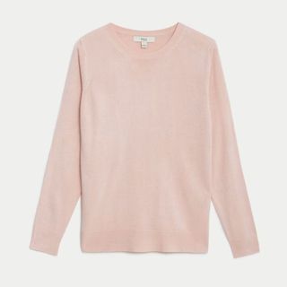 M&S light pink jumper