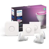 Philips Hue Starter Kit White and Colour (GU10 Spot):&nbsp;was £169.99, now £125.99 at Amazon
