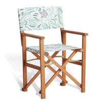 Folding Wooden Garden Director Chair | Was £60 Now £39