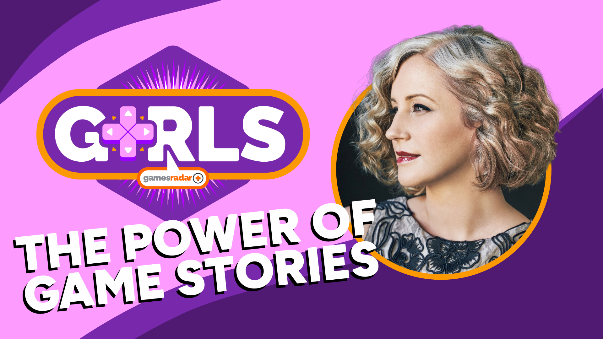 Cissy Jones appearing on the G+RLS podcast for GamesRadar+ talking about the power of game stories