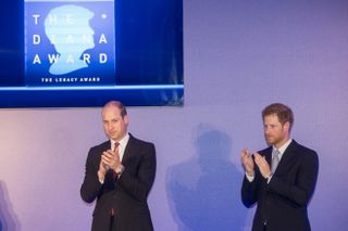 Prince Harry and Prince William at The Diana Award event