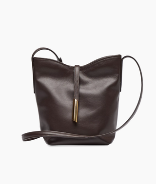 Liffner Mini Penne Leather Bucket Bag