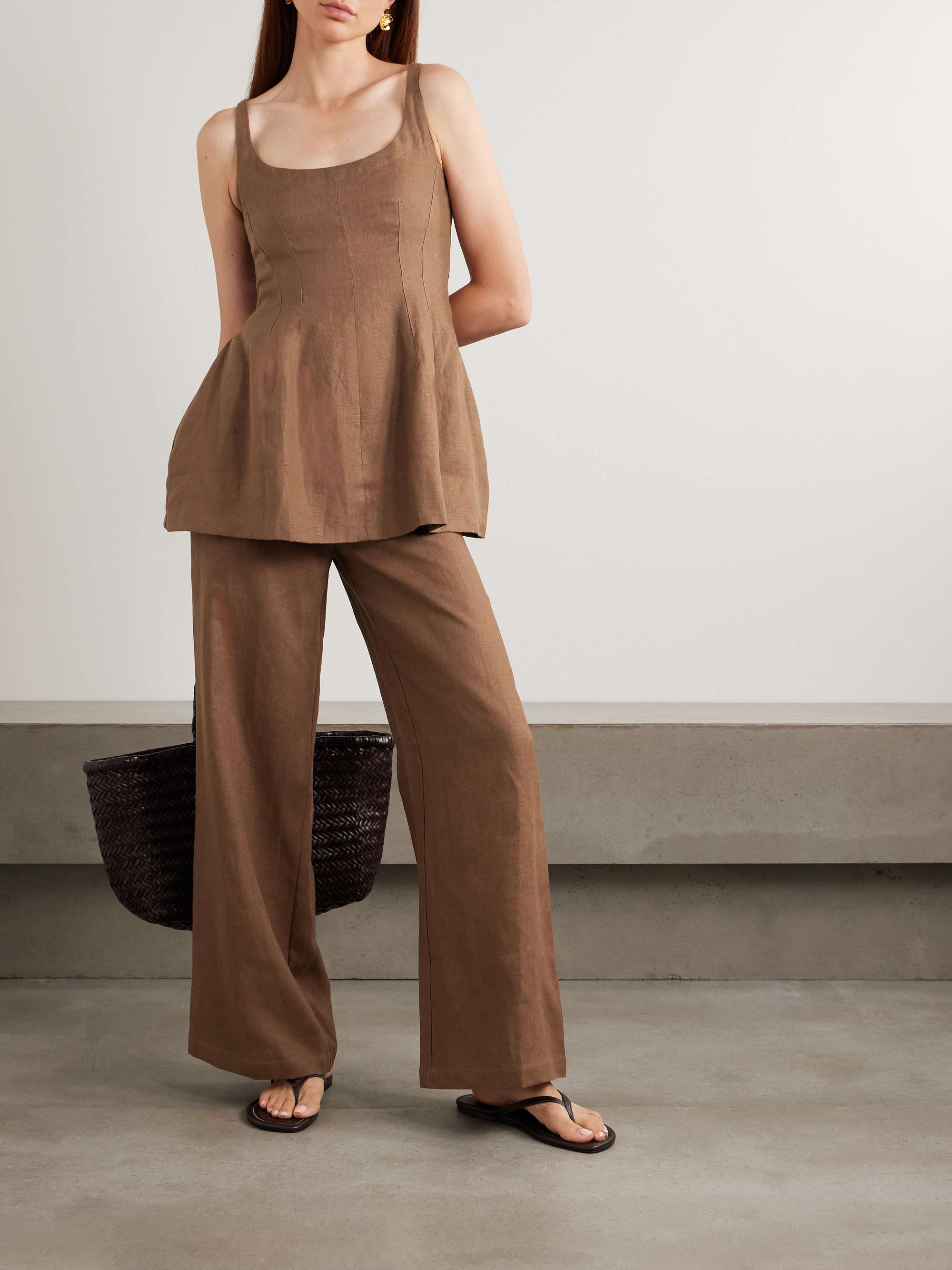 Syna Linen Top