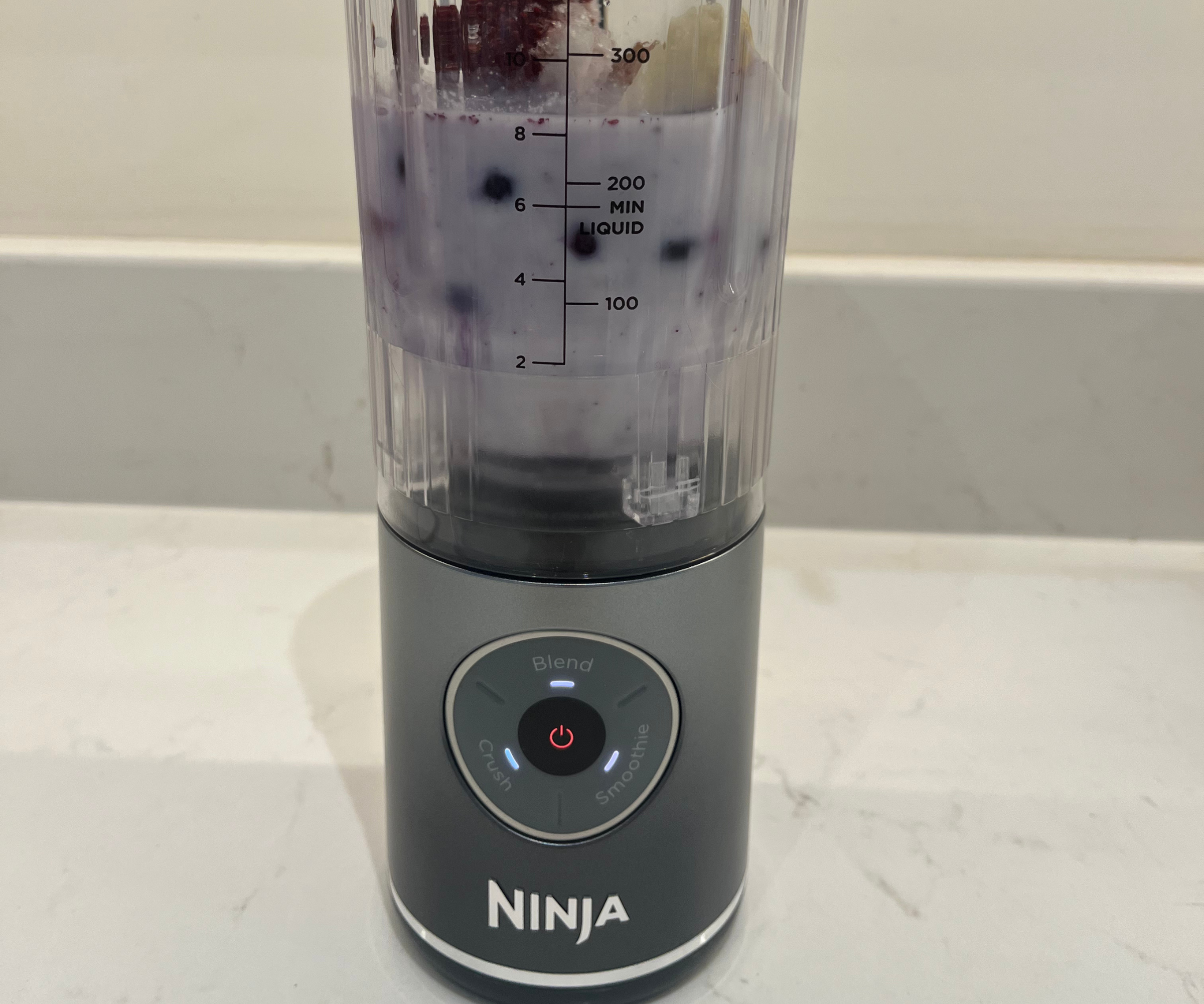 Adding ingredients to the Ninja Blast Max