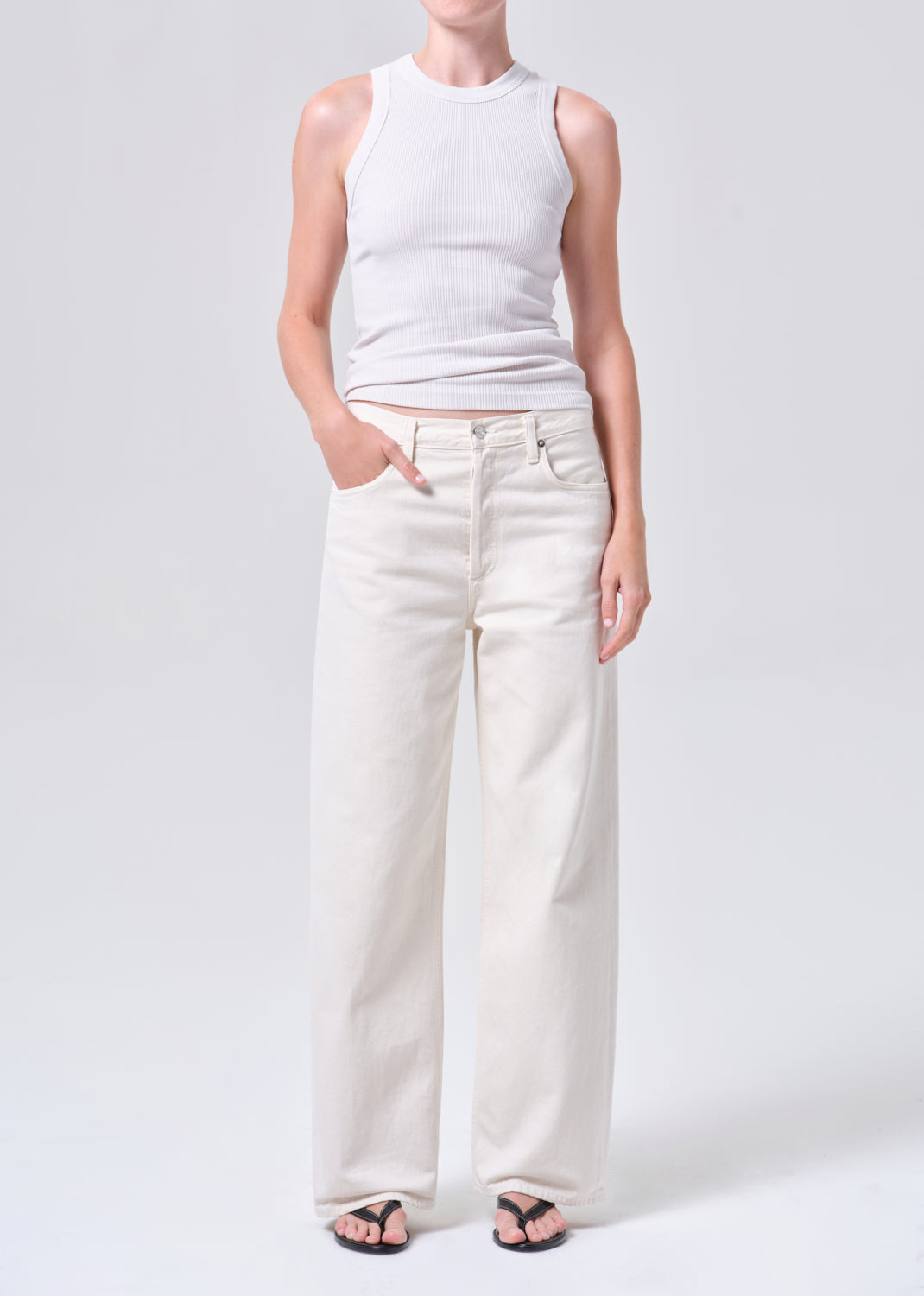 Low Slung Baggy 30.5" in Brown Rice - 23 / Brown Rice