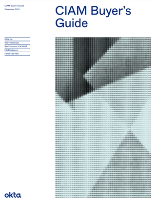 Whitepaper cover with title and graphic made up of turquoise and grey pixelated shapes