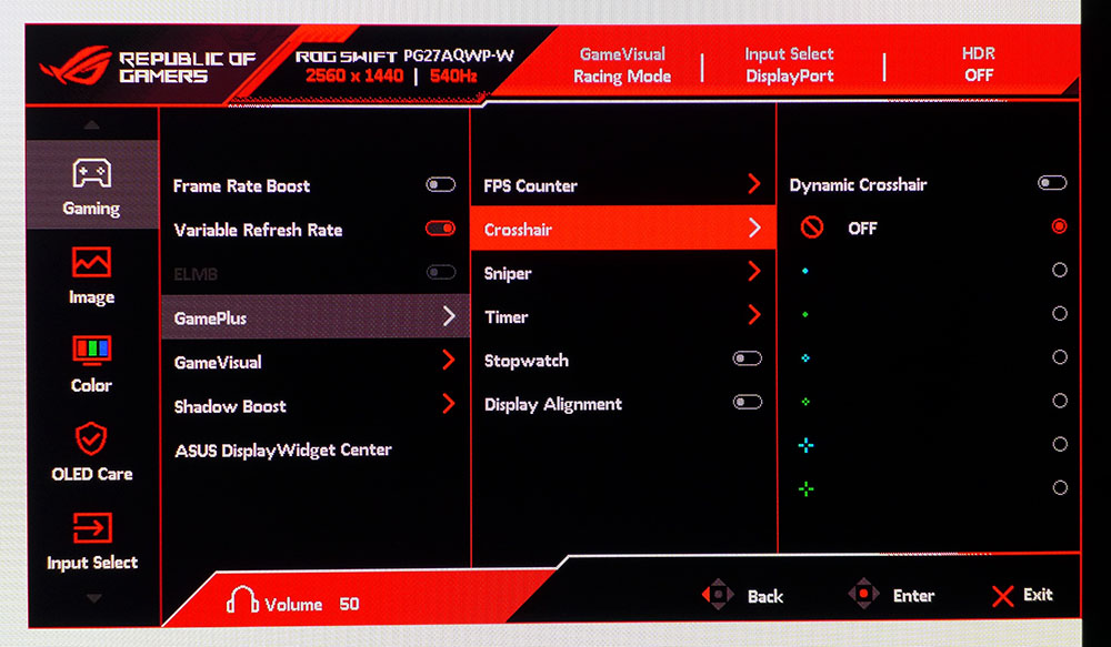 Asus ROG Swift PG27AQWP-W
