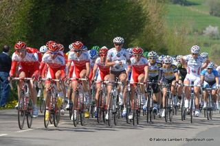 Cofidis amass at the front.
