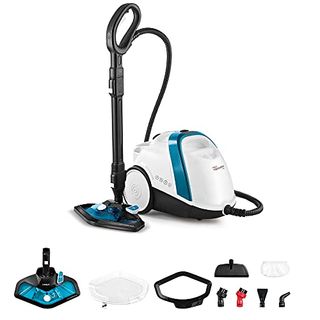 Polti Vaporetto Smart 100_b Steam Cleaner, Unlimited Autonomy, High Pressure Boiler 4 Bar, 9 Accessories