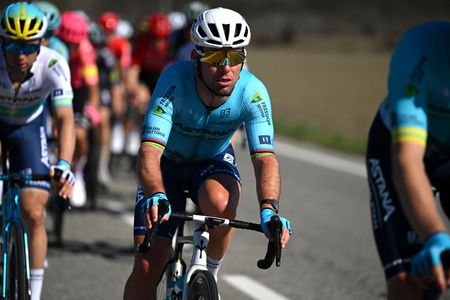 Mark Cavendish during his most recent race, March's Milano-Torino, which he abandoned