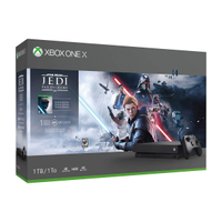 Star Wars Jedi: Fallen Order Deluxe Xbox One X Bundle: was $499 now $349 @ Walmart
This bundle includes a 1TB Xbox One X console, an Xbox wireless controller, and a full-game download of Star Wars Jedi: Fallen Order Deluxe Edition.&nbsp;
