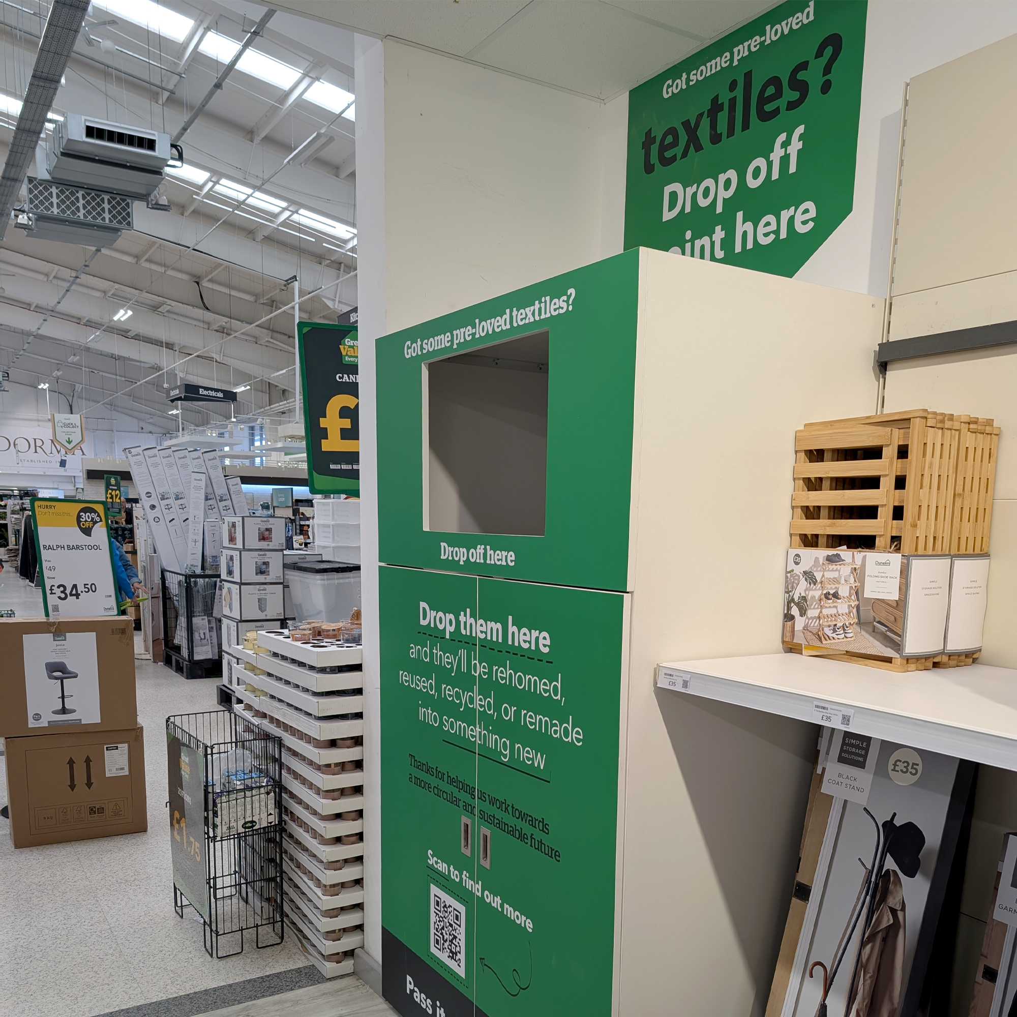 Testing Dunelm&#039;s Textile Takeback scheme