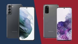Samsung Galaxy S21 (V) and Galaxy S20 (H)