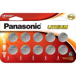 Panasonic CR2032 batteries 20-10-pack