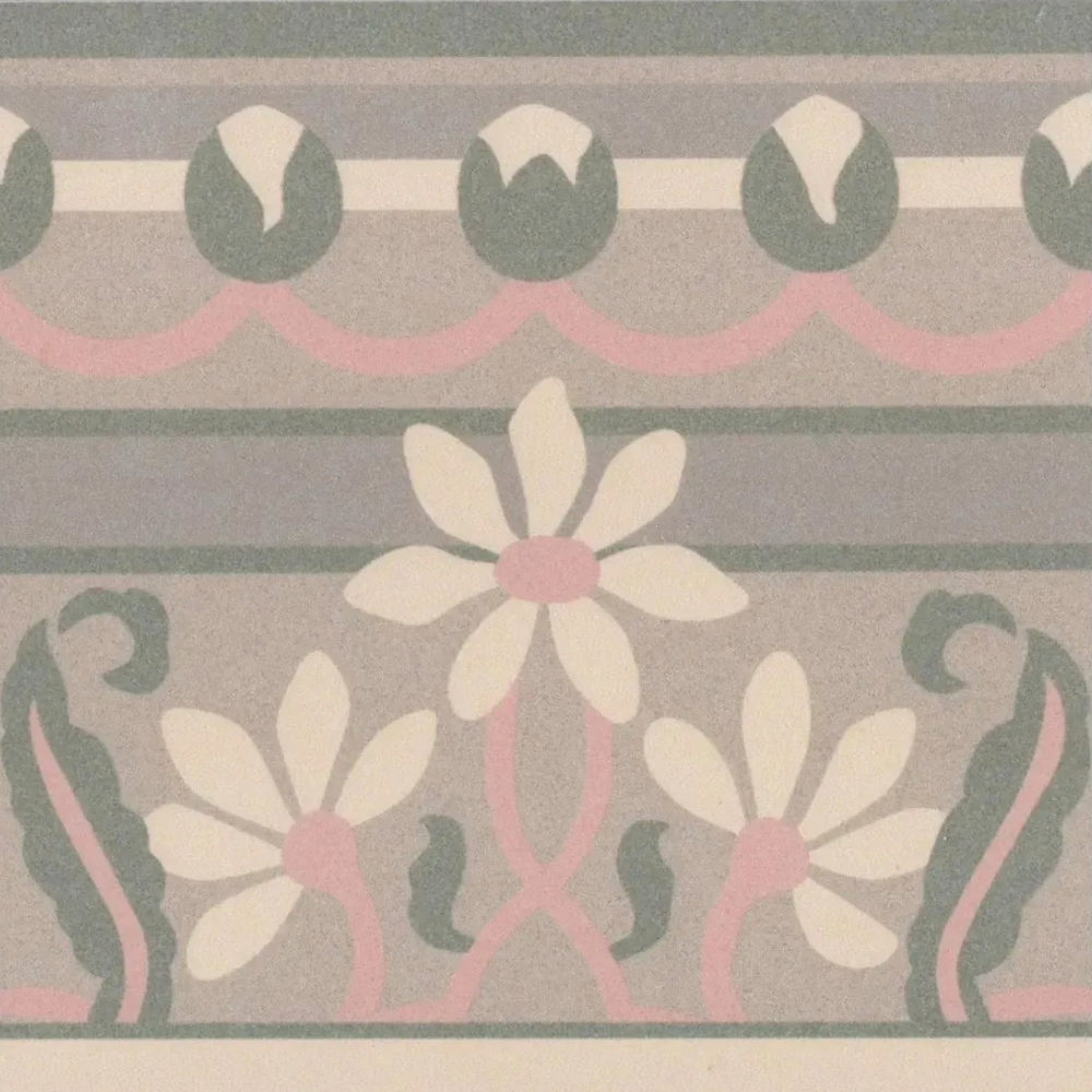 1860 Kensington Gardens Border 15cm x 15cm